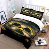 Radiation Hazard Print Set Bedding set (1 duvet cover, 2 pillowcases, duvet not included)