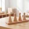 Деревянная игра «Дроби» с основанием, практический математический манипулятор, развивающий