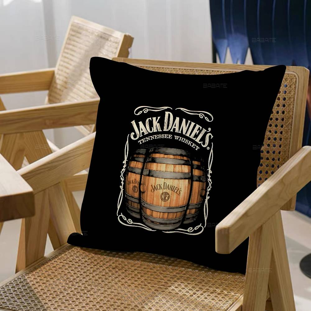 Классический логотип виски J-Jack D-DanielS наволочка чехол для диванной подушки украшение для дома детский подарок