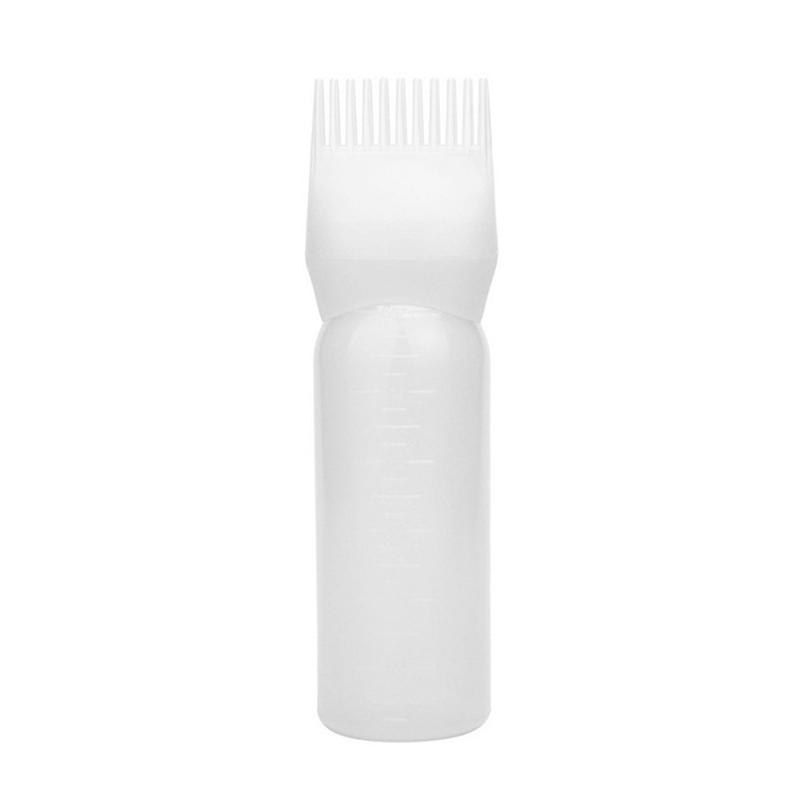 Hair Dyeing Agent Bottle Dense Tooth Combing Hair Salon Bottle Comb Hair Partial Dyeing Tool Bottle