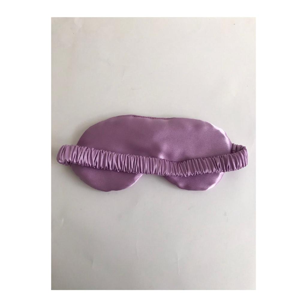 Атласные черные очки для сна/повязка на глазу