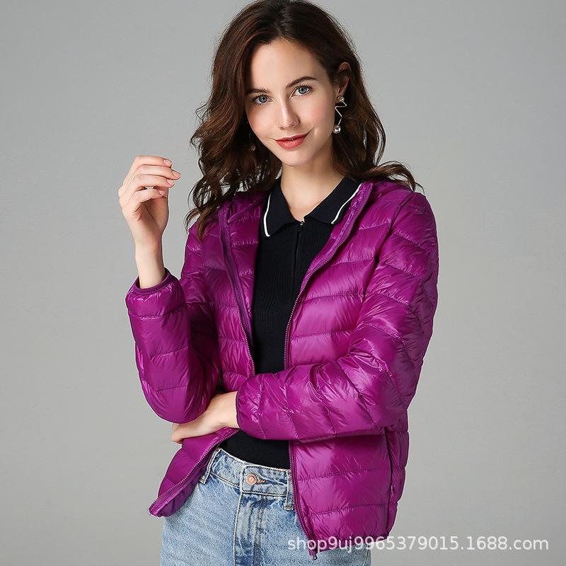 Down Jacket Women's Short Lightweight Thick Warm Slim Fashionable Jacket