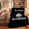 Cyberpunk Custom Flannel Blankets Soft Warm Cozy Throws for Home Decor Holiday Gifts
