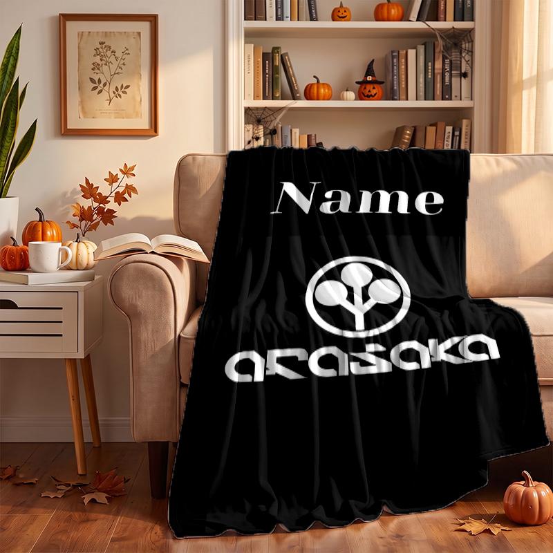 Cyberpunk Custom Flannel Blankets Soft Warm Cozy Throws for Home Decor Holiday Gifts