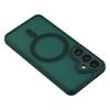 Для Samsung Galaxy S24+ Магнитный чехол WANLONFENG Серия QB PC TPU Чехол для телефона с защитной пленкой для экрана