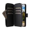 R20 For Samsung Galaxy S24 Case Zipper Leather Phone Cover with 9 Card Slots