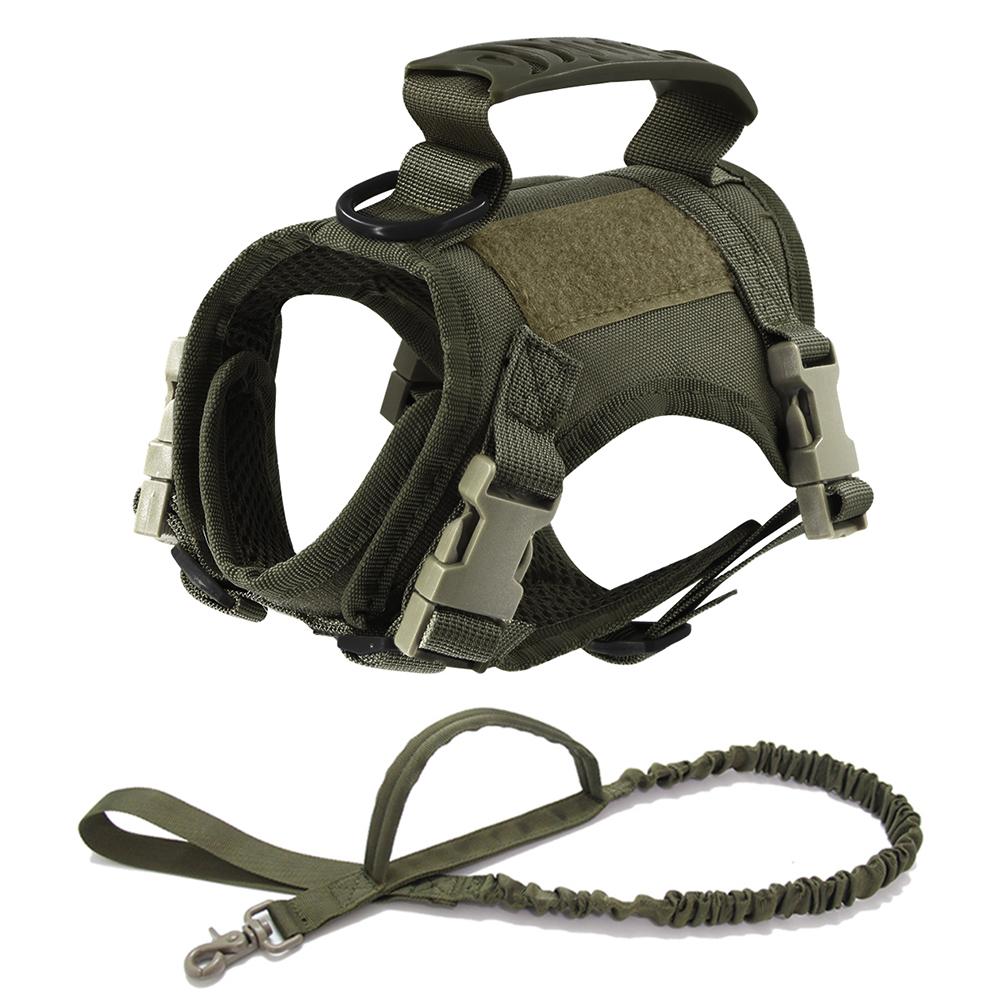 Тактический ремень безопасности и поводок для кошек, регулируемый жилет с ручкой, тренировочный прогулочный ремень безопасности для собак Samll
