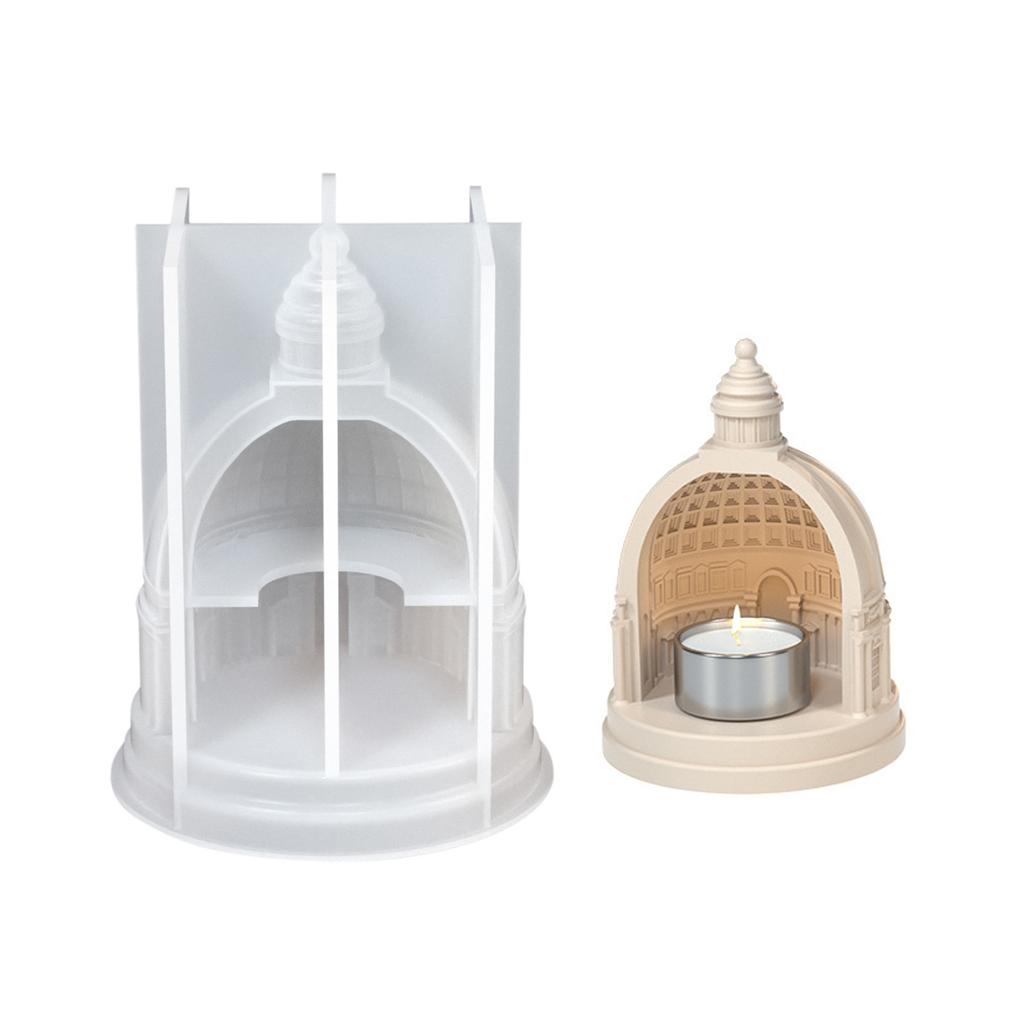 Multiple Size Castles Sturdy Silicone Mould Set Portable Accessory for Craft Supplies Candle Making Plaster Crafting