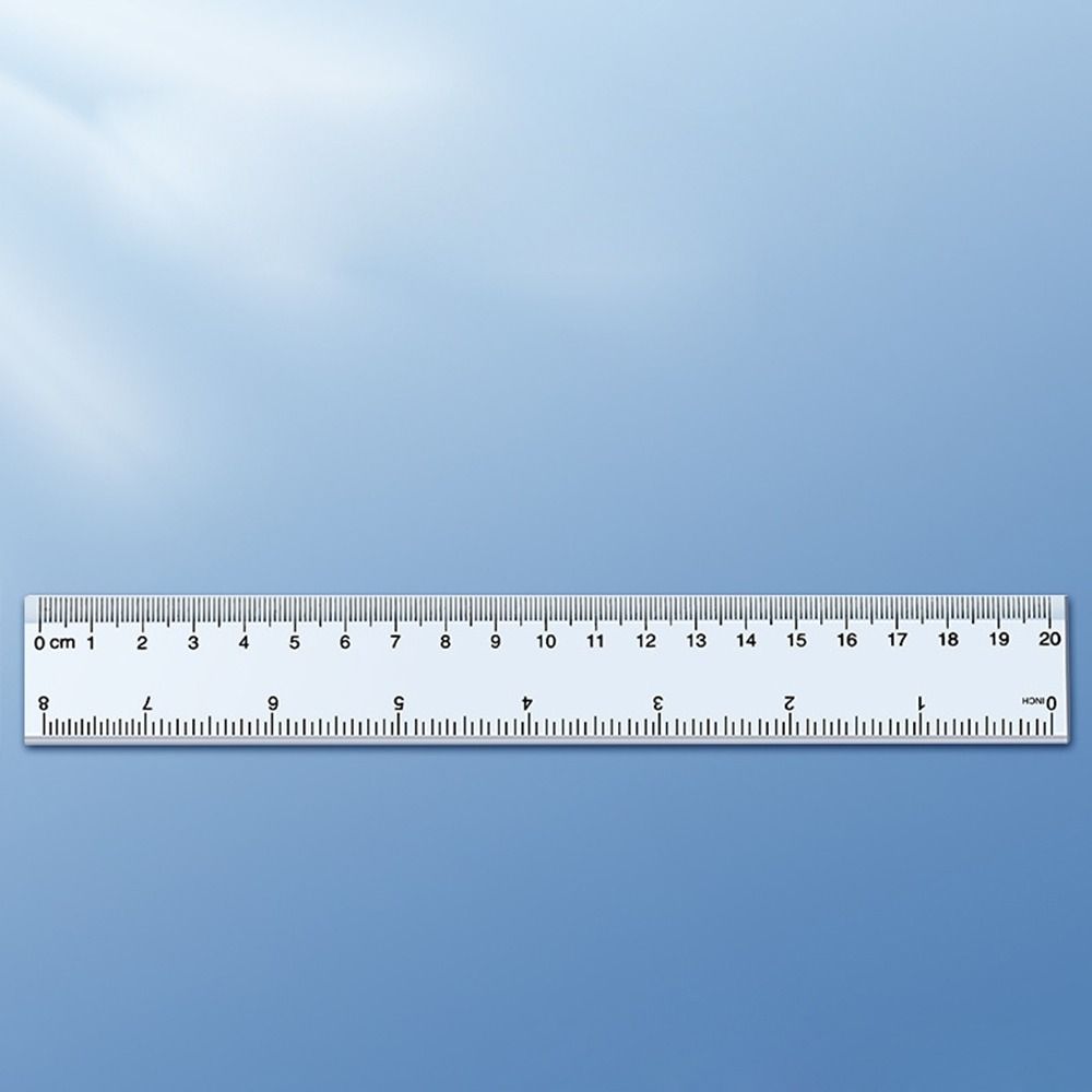 Plastic Straight Ruler Multifunction Drawing Ruler Drawing Tool Measuring Ruler School