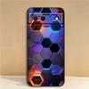 Креативный металлический узор Чехол для телефона Для Google Pixel 10 9a 9 8A 8 7 7A 6 6A Pro XL 2024 5G Черный Мягкий ТПУ Силикон