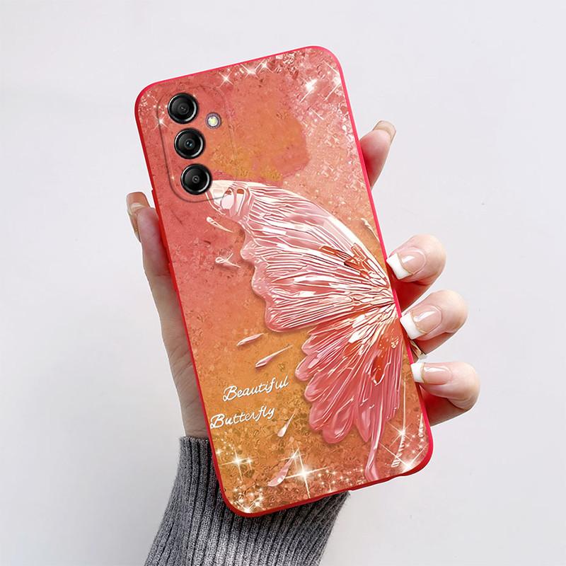 For Samsung Galaxy A14 Case A14 5G Cover Popular Butterfly Soft Protective Phone Case For Samsung A14 A 14 SM-A145F A146B Coque