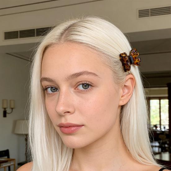 Магнитная заколка для волос в форме бантика, с сильной фиксацией, не скользит, подходит для причесок с частично собранными волосами. Заколка для волос, аксессуар для волос.