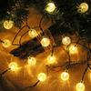 50/100 LED Crystal Ball Solar Outdoor Garland Garden String Lights Birthday Decoration