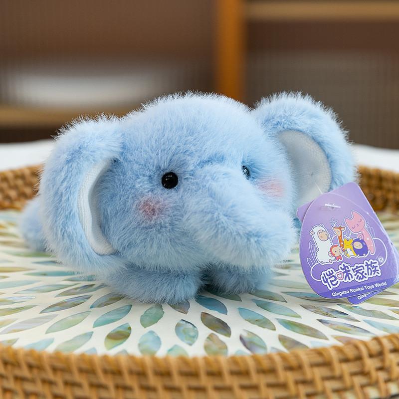 Short Plush Elephant Cat Bear Fox Refrigerator Magnet For Kitchen Decor And Gift