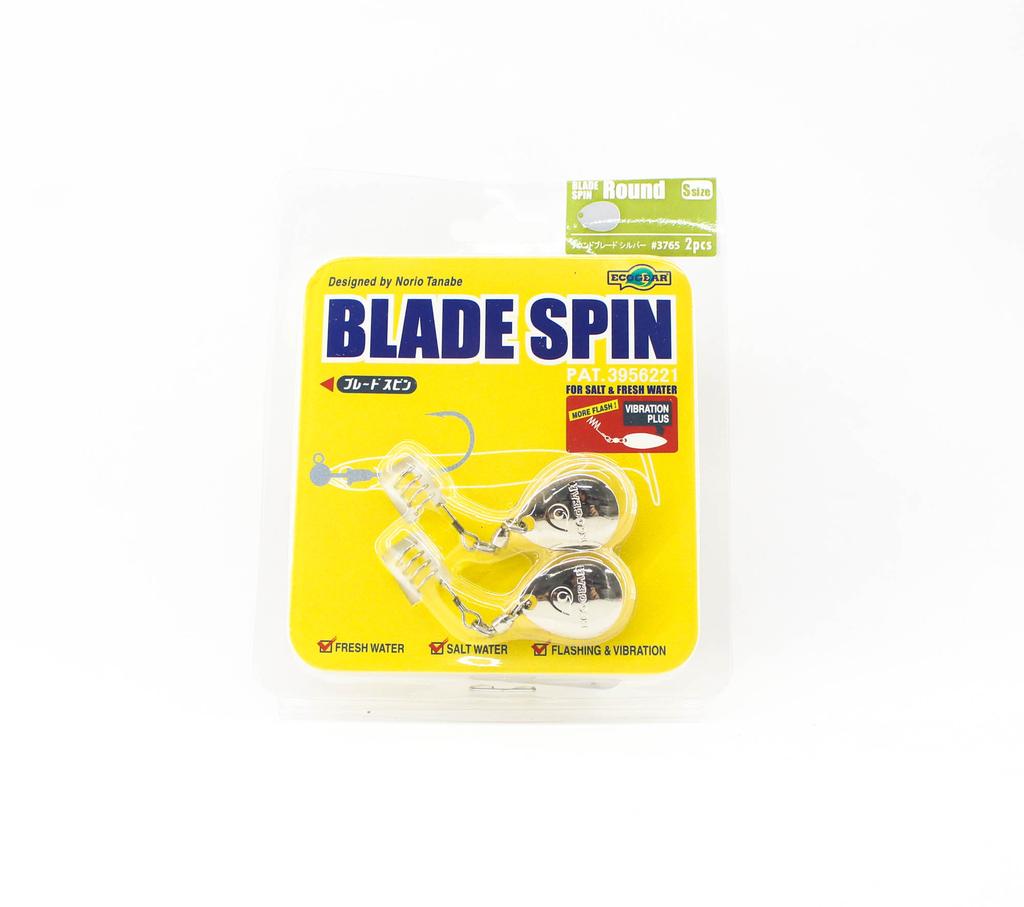 Sale Ecogear Blade Spin Round For Soft Lure Silver (7659)