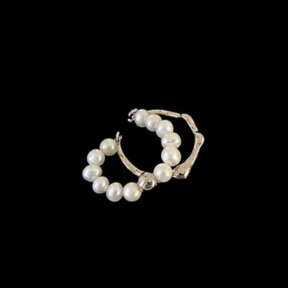 Pearl Party Girls Tassel Chain Women Rings Korean Style Index Finger Ring Adjustable Open Ring