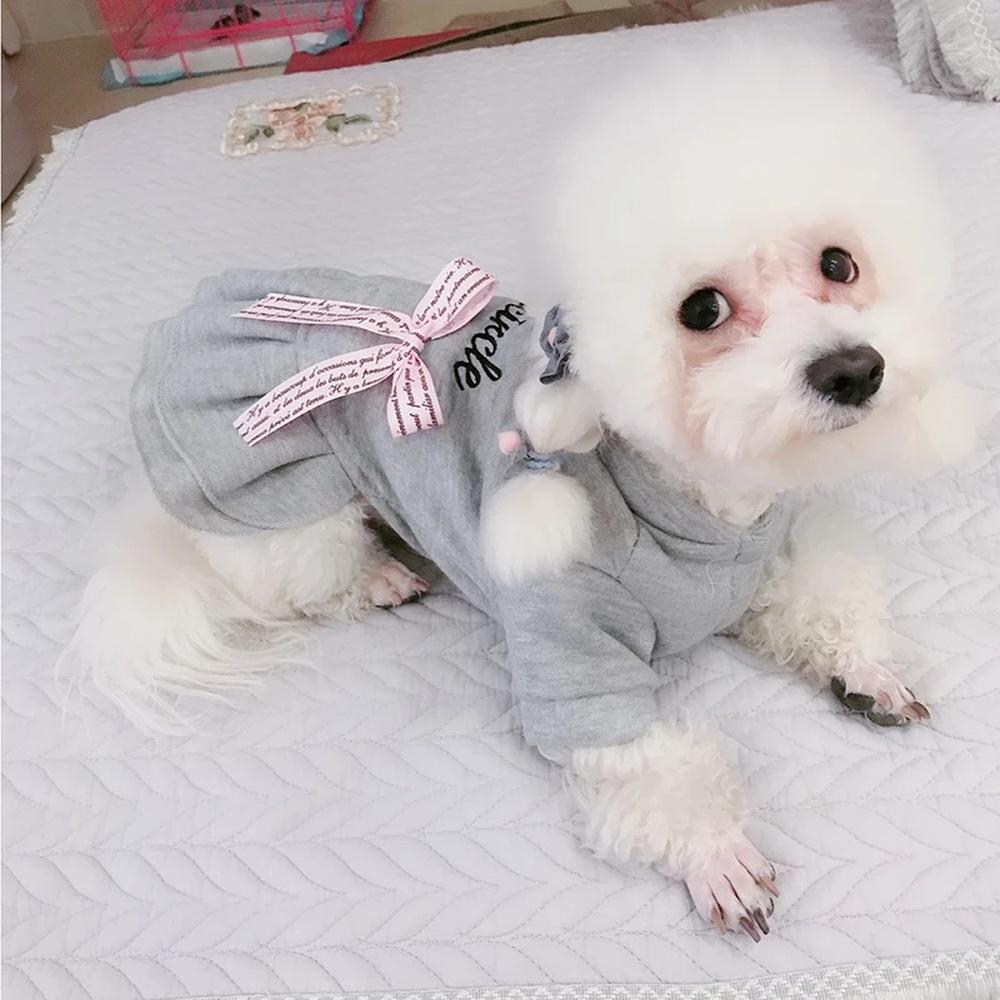 Юбка для кошек Mascotas Vestidos Para Perritas Платье для кошек для маленьких собак Футболка с надписями Pet Puppy Свитер с капюшоном для маленьких собак Платья