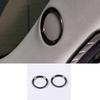 For Mazda CX-5 CX5 2nd Gen 2017 2018     Car ide Column Door Audio Speak Sound Cover Ring Circle Trim 2PCs
