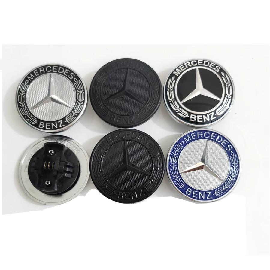 1pcs 57mm Car Front Hood Emblem Badge Bonnet For Mercedes Benz AMGW204 W205 W212 W213 W221 W177 W246 GLA GLC Car Accessories