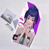 1pc KPop Demon Hunters ZOEY4 Beach Towel, Beach and Seaside Swimming Pool Equipment, Fashion Pattern, Rectangular, Travel Essentials