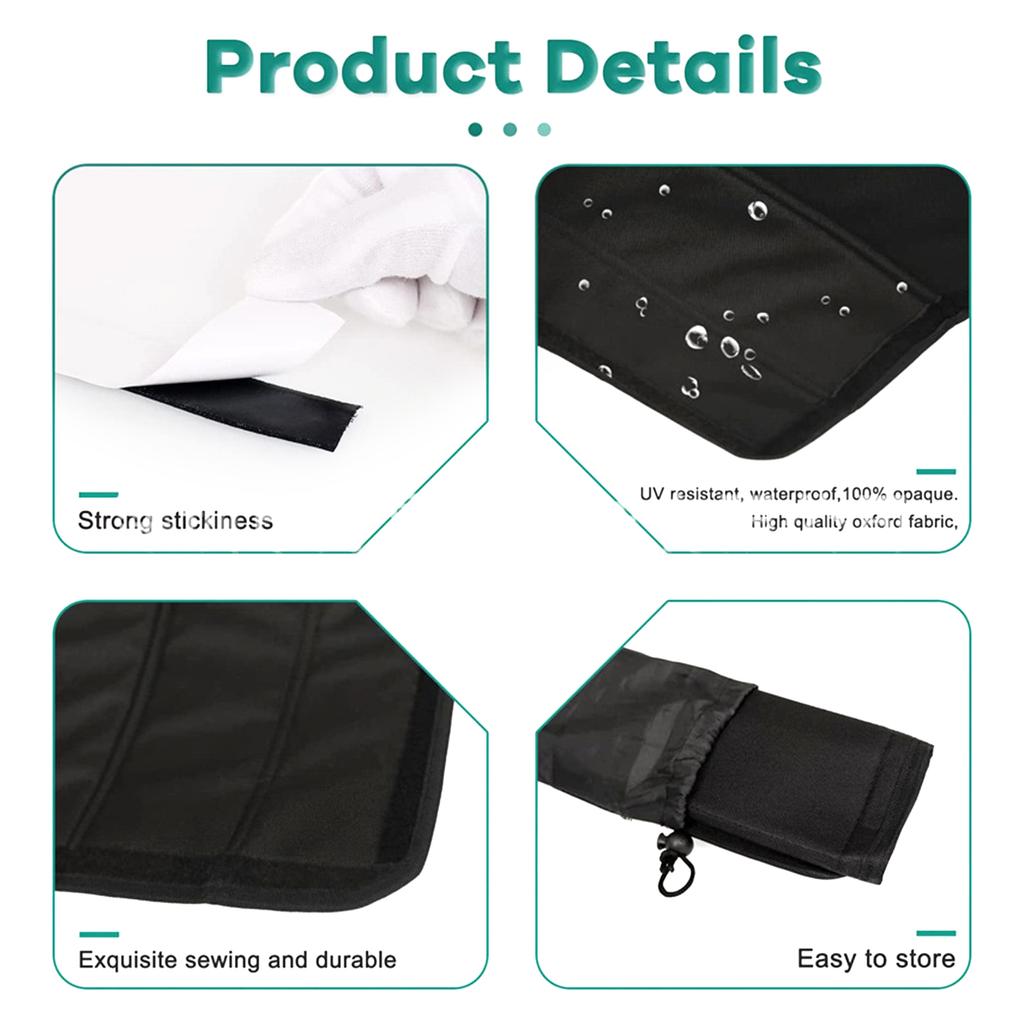 Штора для окна автодома 16,3''x16,3'' Складная Блокирующая Вентиляционная Крышка Защита от УФ-лучей Крышка Вентиляционного Отверстия Водонепроницаемая