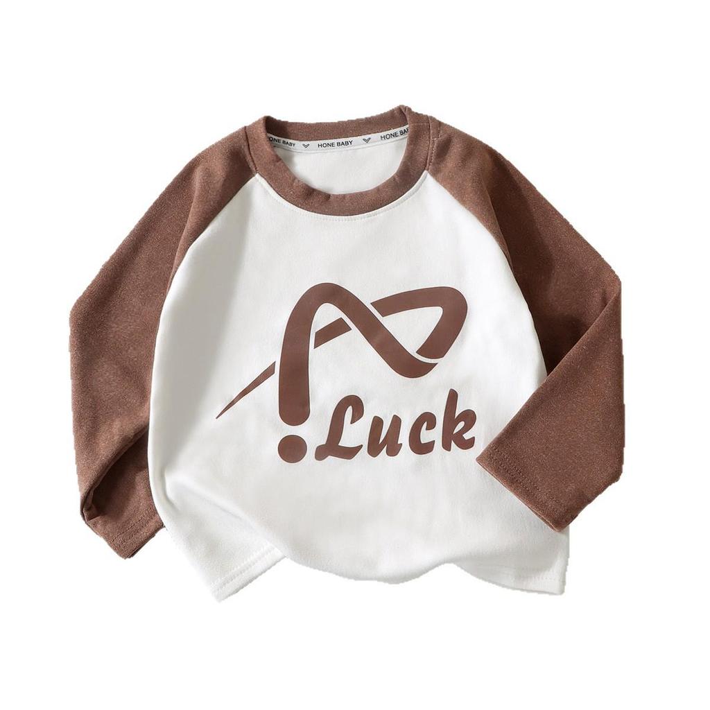 Детский базовый слой с длинным рукавом из шерсти и шелка - Теплый осенне-зимний топ для мальчиков и девочек