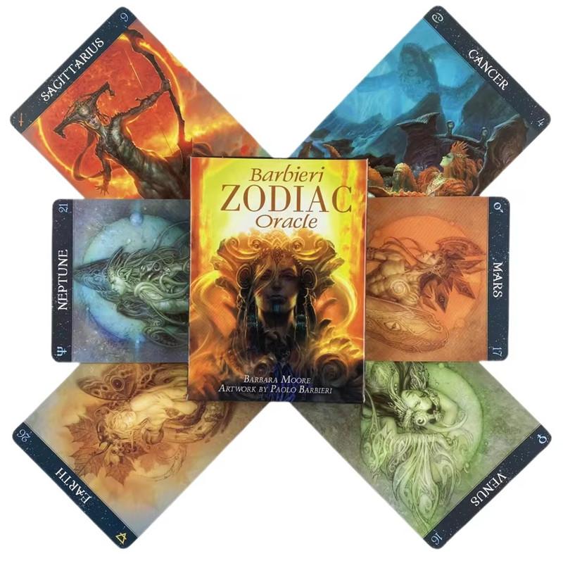 Барбьери Зодиак Оракул Карты A 26 Английская Судьба Гадание Колода Borad Games