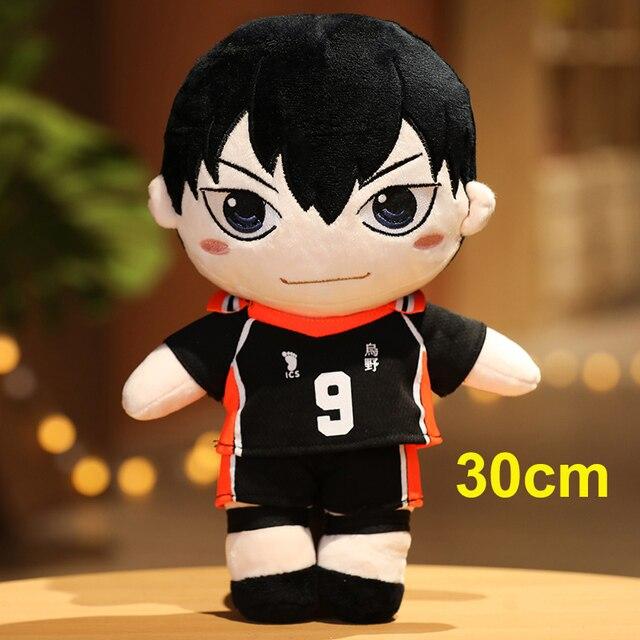 1pc 20 /30cm Kawaii Haikyuu Plush Toys Lovely Anime Hinata Syouyou Kageyama Tobio Stuffed Soft Dolls Keychain Boys Kids Xmas Gift