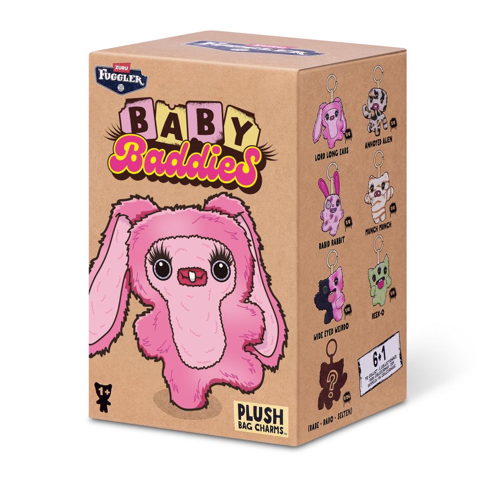 Оригинальный брелок-игрушка Fuggler Baby Baddies 10 см, подвеска на сумку, для подарка на день рождения