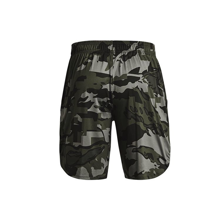 Under Armour Камуфляжные свободные шорты для тренировок на открытом воздухе, мужские шорты, зеленые 1361508-310
