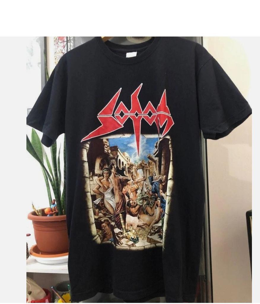 Мерч группы Sodom Футболка The Mortal Way Of Life, метал-группа