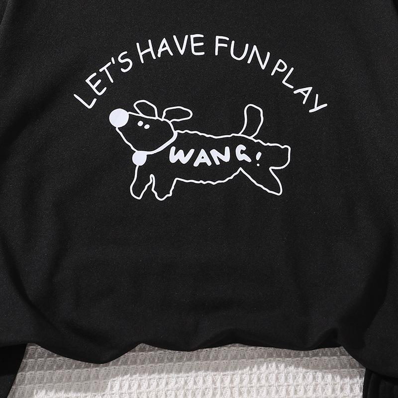 Костюм для девочек, летняя детская одежда, новый топ с короткими рукавами и рисунком в виде мультяшных букв + повседневные шорты с принтом зебры, костюм из двух частей