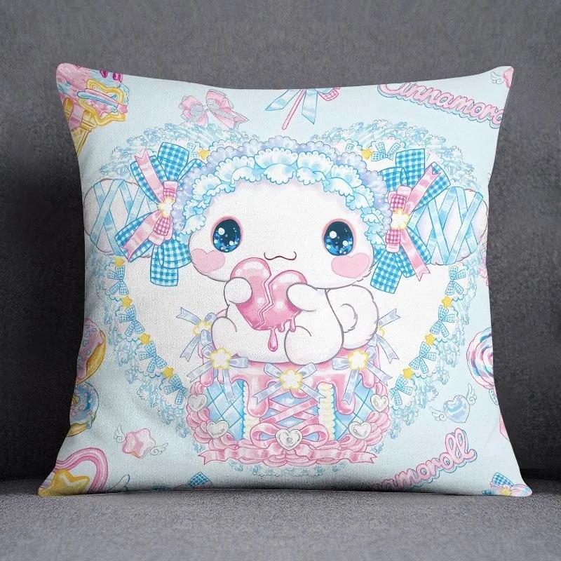 Мультяшная наволочка Sanrio Хелло Китти Куроми для диванной подушки в гостиной, декорация для спальни, детской комнаты
