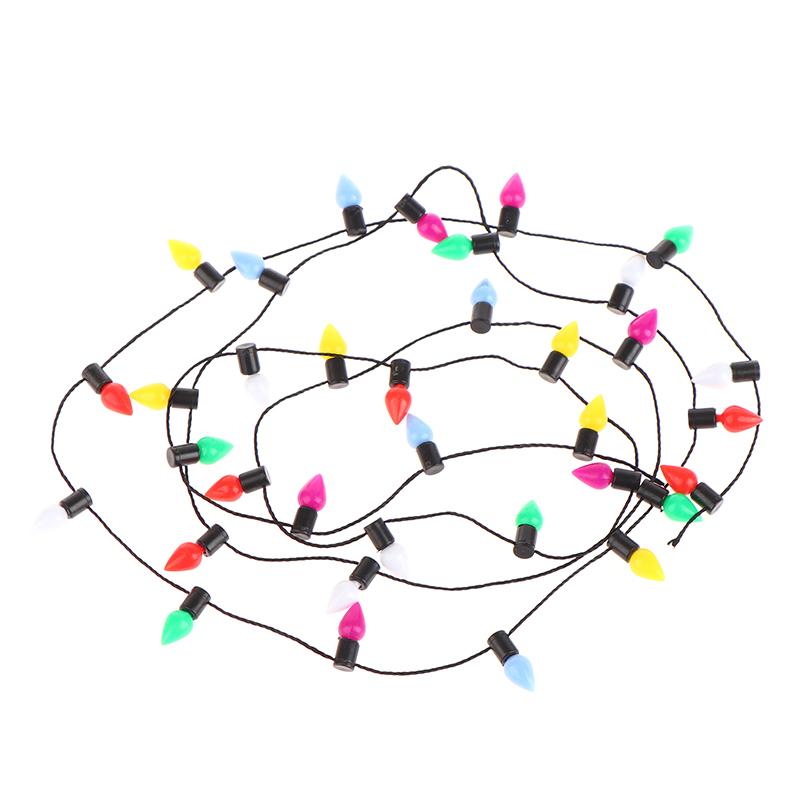 1:12 1 гирлянда искусственных огней Рождество Хорошее украшение кукольный домик Миниатюрная мини-мебель Аксессуары гирлянды