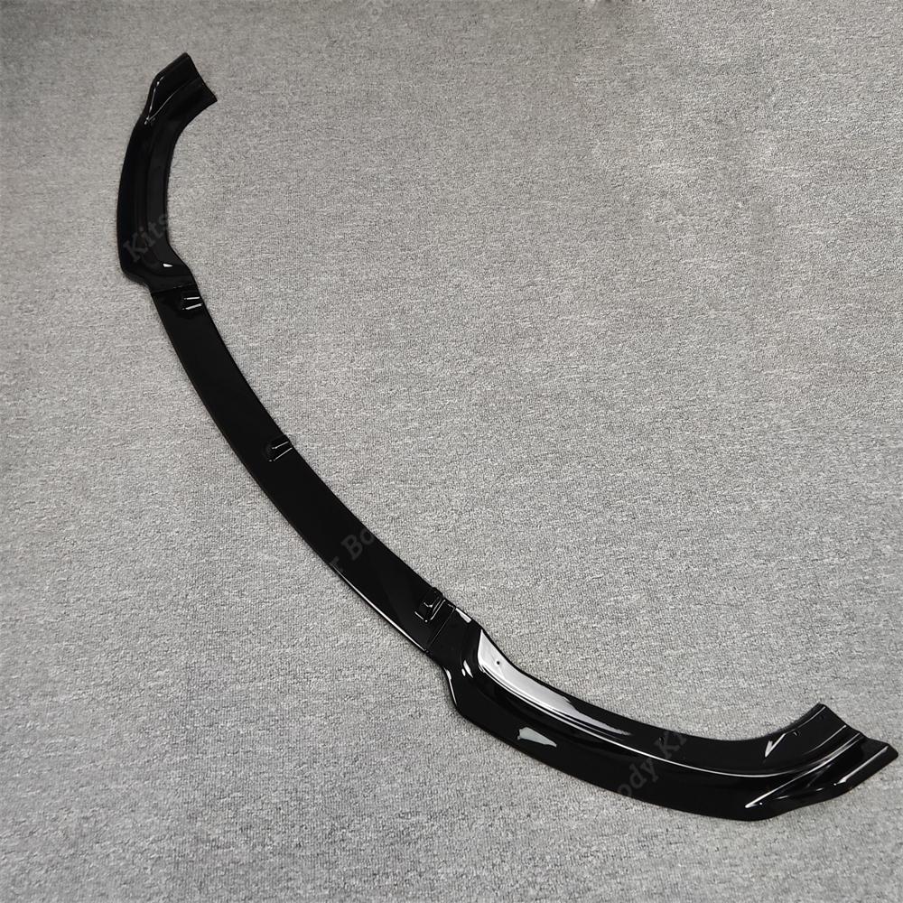 For BMW 3 Series F30 F31 2013-2019 Front Bumper Splitter Lip Diffuser Spoiler Protector Cover Guard Deflector Lips Gloss Black