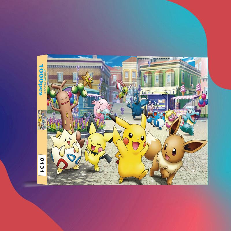 Spongebob Squarepants Tom And Jerry Doraemon Pikachu 1000piece Puzzle Kids And Adults Brain Teaser Stress Relief