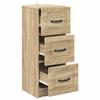 Drawer Cabinet Sonoma Oak 33 x 34.5 x 87 cm Particleboard