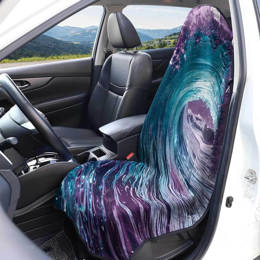 Universal Car Seat Towel Cover: All-Season Front Seat Protector for Gym and Workout