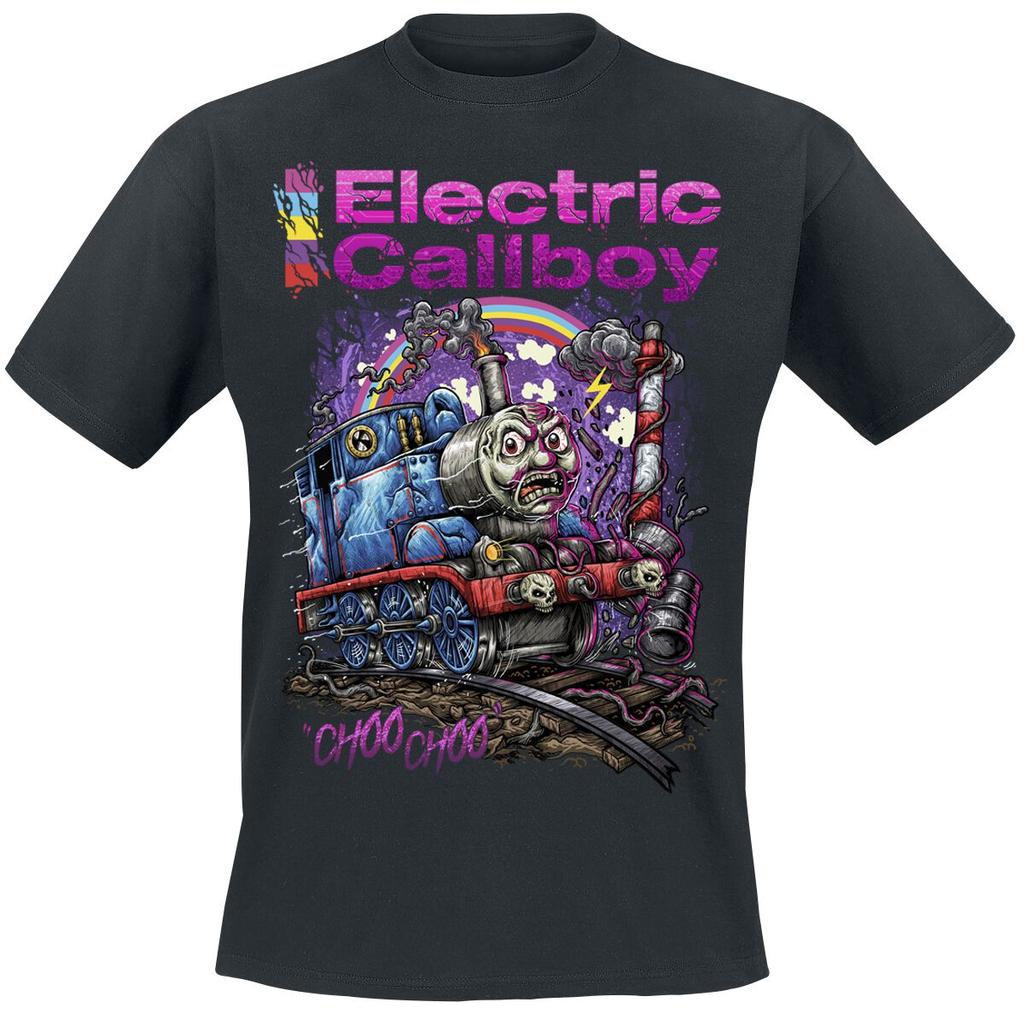 Rare Electric Callboy Cotton Band Shirt Unisex Summer Short Sleeve Fashion Brand Tee Luxury Casual Vintage