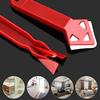 2Pcs Window Door Glass Scraper Tool Caulking Sealant Grout Spatula Tool