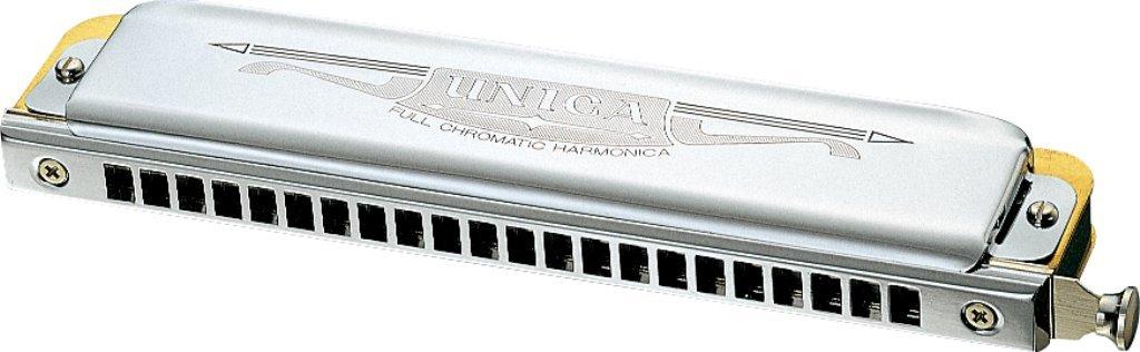 TOMBO Chromatic Harmonica 22 Holes Sliding Type Unica 1244C with Set Materials
