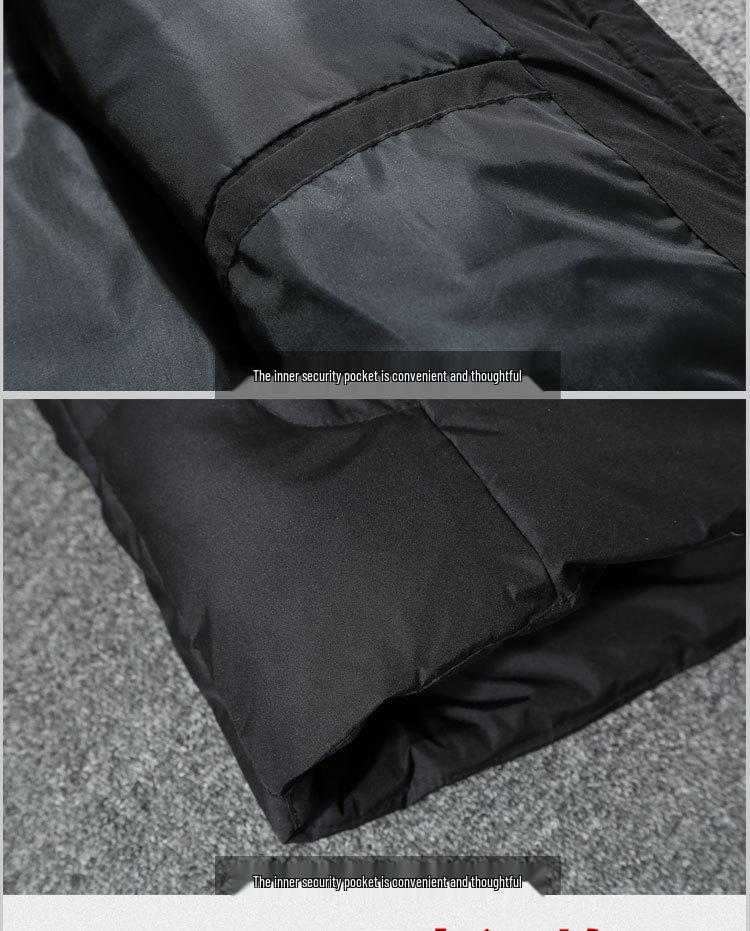Мужская зимняя хлопковая куртка больших размеров со съемным капюшоном – Стильная, теплая, утолщенная, трансграничная спортивная одежда для улицы