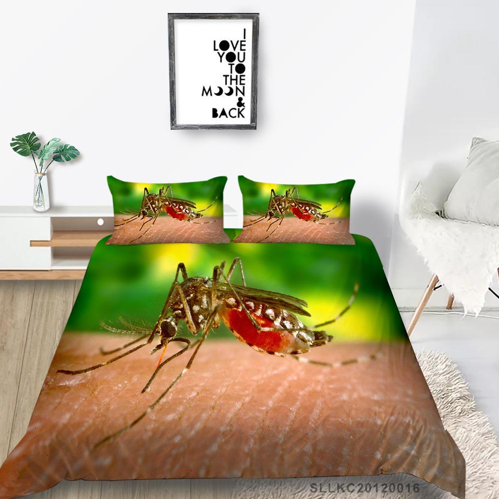 Duvet Cover Washed Breathable Home Bedding Set Microfiber Children Teen King Double Size Highly Quality Misquito Quilt Cover