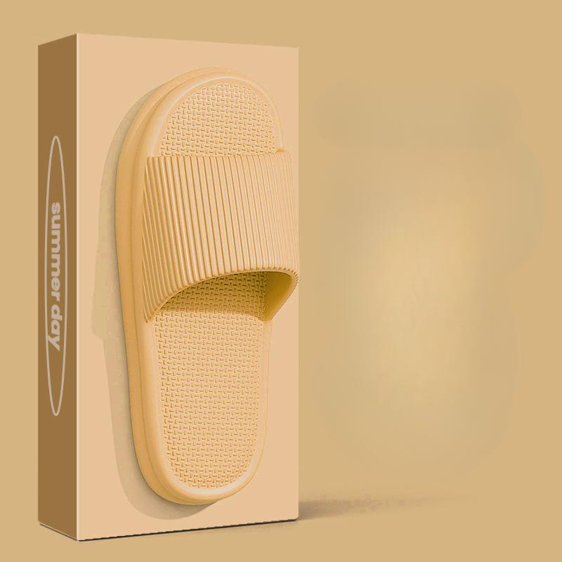 Order A Size Up Summer Slippers Flip Flops Man Indoor Home Woman Shoes EVA Soft Soled Slippers Shower Home Slides Couple Non-slip Casual Sandals