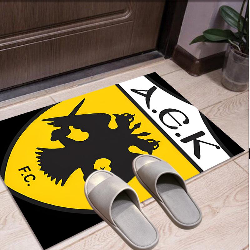 AEK Athens FC Pattern Rug, Indoor/Outdoor Mat, for Picnic, Gameroom, Bedroom, Office, Living Room, Home Decor Carpet, Birthday Gift