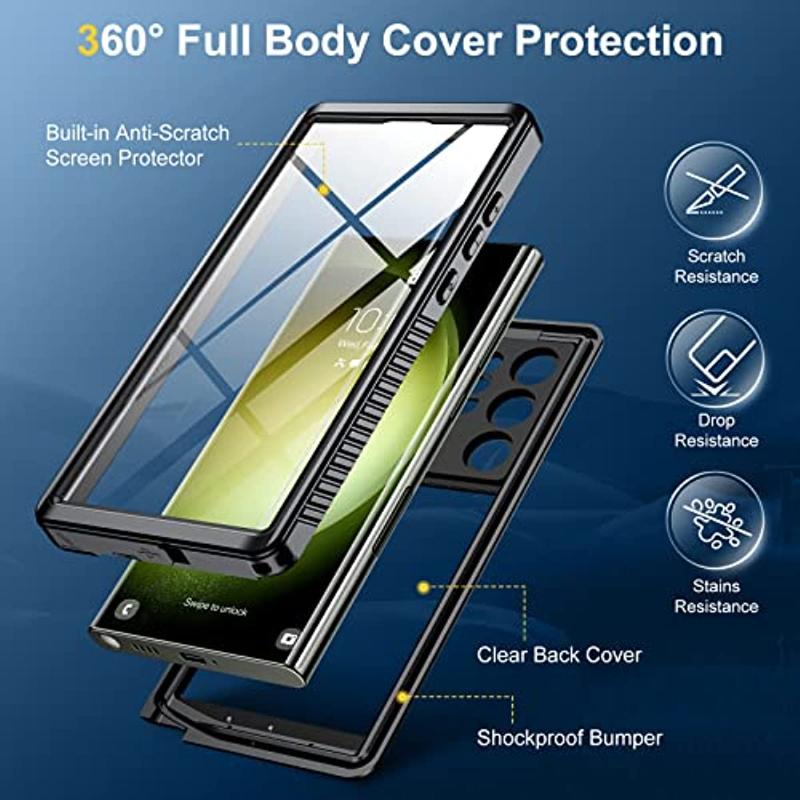 Для Samsung Galaxy S23 S24 S26 Ultra FE Чехол Водонепроницаемый S25 Edge Водонепроницаемый Чехол Ударопрочный Защита от плавания Подводное Дайвинг Чехлы