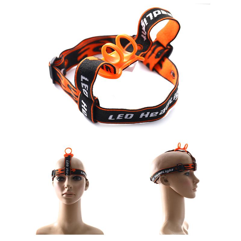 Flashlight Headband Head Strap Belt Band Mount Holder Stand For 22 To 32Mm Led