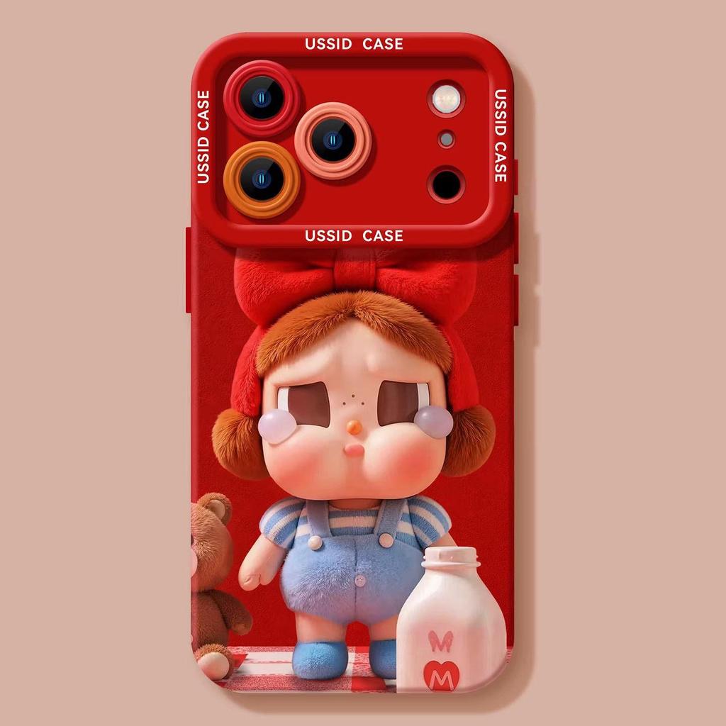 Мультяшный силиконовый чехол для телефона для iPhone 12-17: Милый и мягкий дизайн