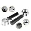 51mm Bottom Handle Filter Basket for Coffee Enthusiasts Espresso Machine Parts Three Ear Portafilter Replacement