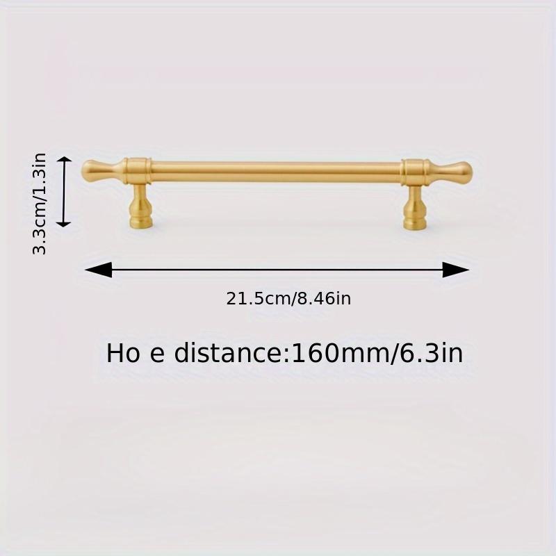 Antique Brass Drawer Pulls, Vintage Cabinet Door Handles, French Style Cupboard Hardware